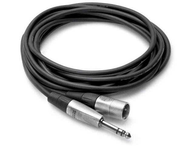 HOSA HSX-010 Balanced Cable Interconnect - REAN 1/4' TRS to XLR3M - 10 ft