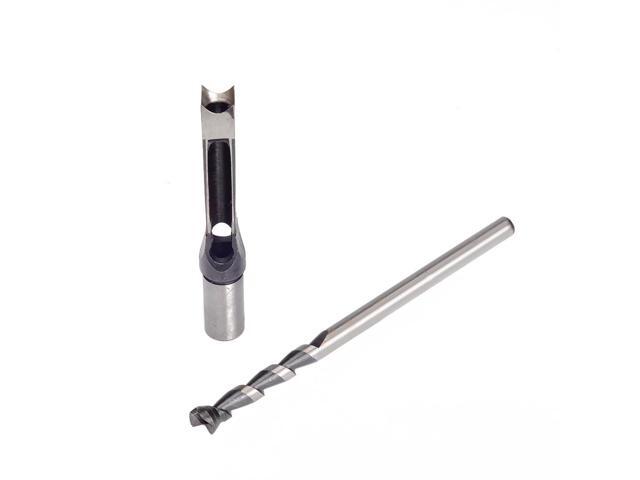 14mm 9/16'' Woodworking Square Hole Bits Drill Mortising Chisel Set 14mm/ 9/16' Mortiser Drills Bit Set