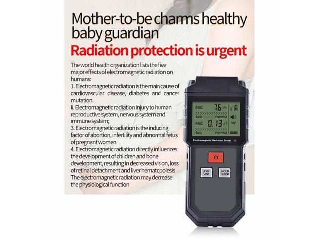 Electromagnetic Detector Black ABS ET825 Gas Detection Microwave Electromagnetic Wave Household Radiation tester