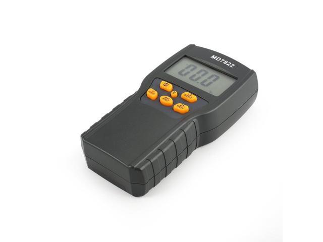 MD7822 Digital Grain Moisture Meter Temperature Meters Tester Measuring Probe Wheat Corn Rice Moisture Test Meter w/ LCD Display