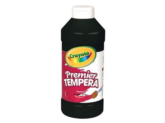 Crayola. 541216051 Premier Tempera Paint, Black, 16 oz