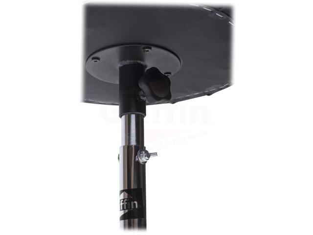 Drum Throne Stand by GRIFFIN Padded Drummer?s Seat Comfortable Drum Set Percussion Chair for Adults Professional Musicians Guitar Stool...
