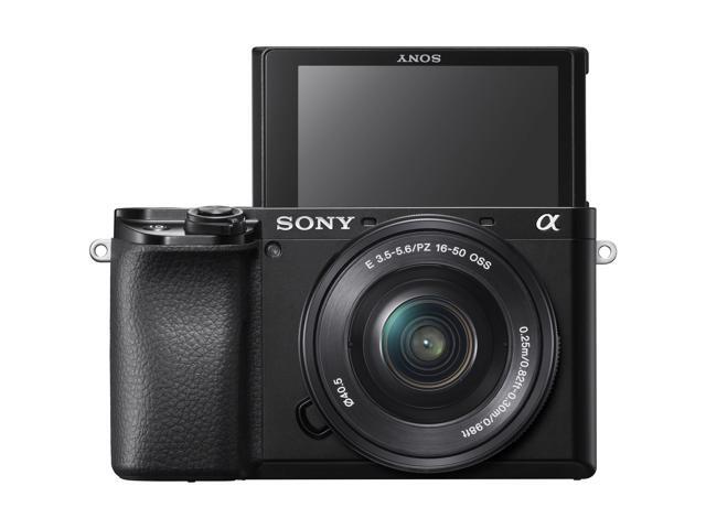 Sony - Alpha 6100 Mirrorless Camera 2-Lens Kit with E PZ 16-50mm and E 55-210mm Lenses - Black - image 3
