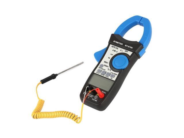 BT-870N Digital Clamp Meter AC/DC Voltage Current Multimeter DMM Resistance Tester Meter