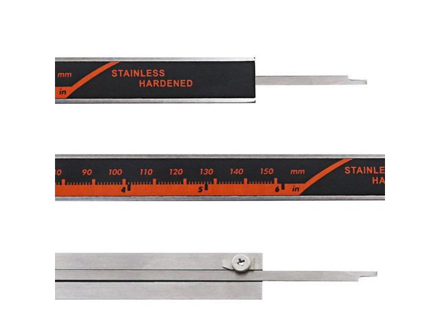 0-150mm 6 Inch LCD Digital Vernier Caliper Gauge Micrometer Stainless Steel Caliper Ruler Measuring Tool