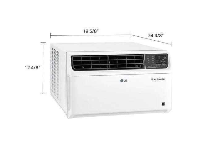 LG - 340 Sq. Ft. 8,000 BTU Smart Inverter Window Air Conditioner - White - image 4