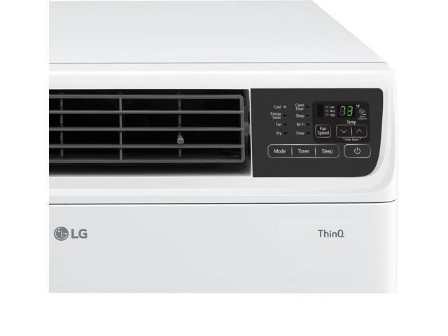 LG - 1,000 Sq. Ft. 18,000 BTU 230V Smart Inverter Window Air Conditioner - White - image 5