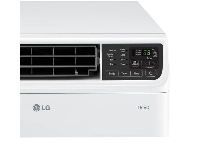 LG - 450 Sq. Ft. 10,000 BTU Dual Inverter Smart Window Air Conditioner - White - image 7