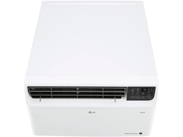 LG - 450 Sq. Ft. 10,000 BTU Dual Inverter Smart Window Air Conditioner - White - image 5
