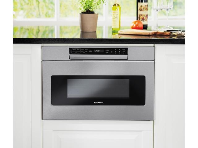 Sharp - 1.2 Cu. Ft. Built-in Microwave Drawer with Sensor Cooking - Stainless Steel - image 7