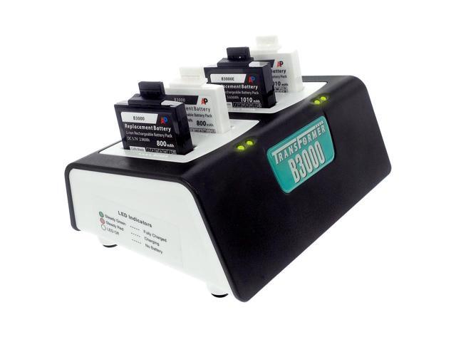 Transformer 4-Bay Battery Charger for Vocera B3000 batteries. Power Supply included