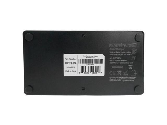 TransFormer Quad Charger for BPL Batteries: Replaces SpectraLink GCQ100