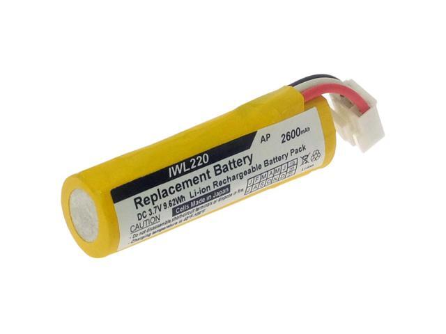 Replacement battery for Sagem Ingenico iWL220, iWL250, and iWL255 Credit and Debit Terminals. Lithium-ion, 3.7 Volt, 2600 mAh, Japanese Cells