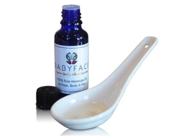 Babyface Asian Facial Massage Kit - Spoon & 1.5 oz. Maracuja Oil (Passionfruit)