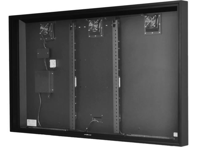 Apollo Enclosures - Apollo 75" Deluxe Outdoor TV Enclosure for 70" to 75" TVs, Quality Aluminum Construction, UL/CSA certified for safety - Black - image 6