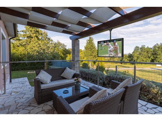 Apollo Enclosures - Apollo 75" Deluxe Outdoor TV Enclosure for 70" to 75" TVs, Quality Aluminum Construction, UL/CSA certified for safety - Black - image 8