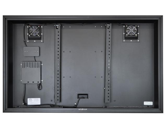 Apollo 55' Outdoor TV Enclosure For 50' - 55' TVs - AE5550, UV Powdercoated aluminum, Anti-glare safety glass, Temperature controlled airflow,...