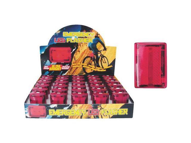 Diamond Visions Square LED Red Emergency Light 08-0223 Pack of 30