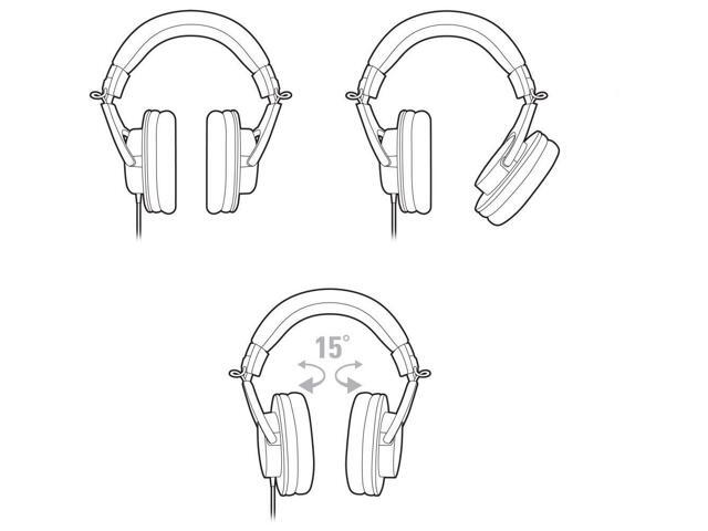Audio Technica ATH-M20X Closed-Back Headphones