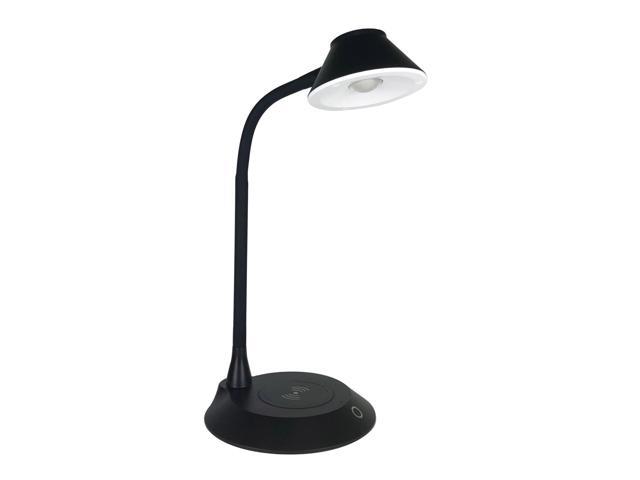 Photos - Chandelier / Lamp DAC MP-323 LED Desk Lamp With Wireless Charger, Black 02343