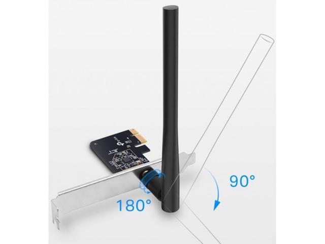 TP-Link PCIe WiFi Card for Desktop PC, Dual Band Wireless Internal Network Card(Archer T2E) High-Gain Antenna, MU-MIMO, WPA3, Low Profile, Supports...