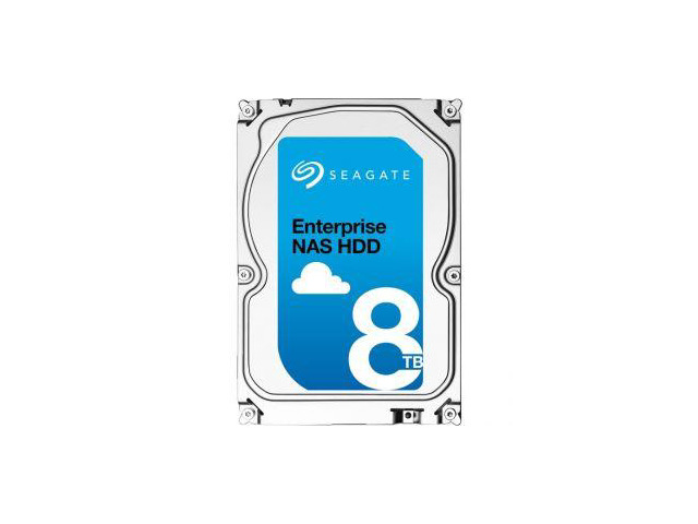 Seagate Enterprise NAS HDD 8TB 7200 RPM 256MB Cache SATA 6.0GB/s 3.5' Internal Bare Drive ST8000NE0001