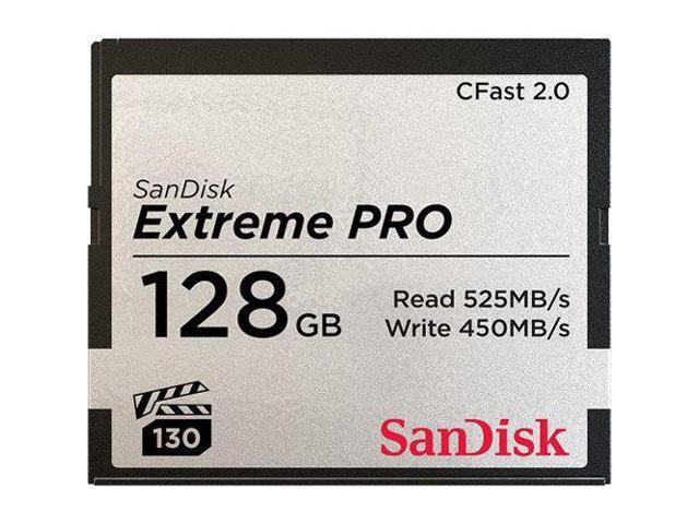 SanDisk Extreme Pro 128GB CFast 2.0 Flash Card Model SDCFSP-128G-G46D