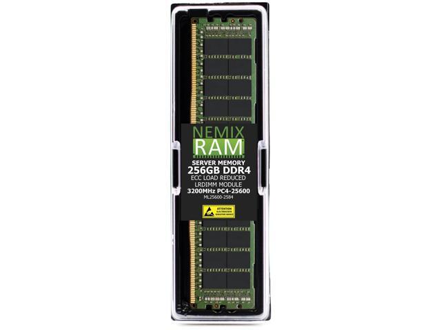 NEMIX RAM 256GB (1 x 256GB) DDR4 3200MHz PC4-25600 8Rx4 1.2V 288-PIN ECC LRDIMM Load Reduced Server Memory Kit