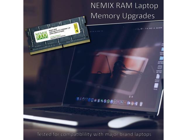 NEMIX RAM 16GB (1X16GB) DDR4 2933MHZ PC4-23400 2Rx8 1.2V 260-PIN Non-ECC SODIMM Laptop PC Memory