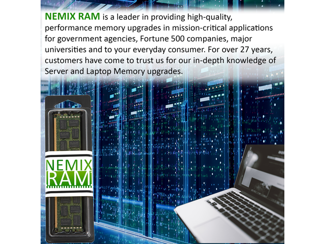 NEMIX RAM 32GB (4X8GB) DDR3 1600MHZ PC3-12800 2Rx8 1.35V 204-PIN Non-ECC SODIMM Laptop PC Memory KIT
