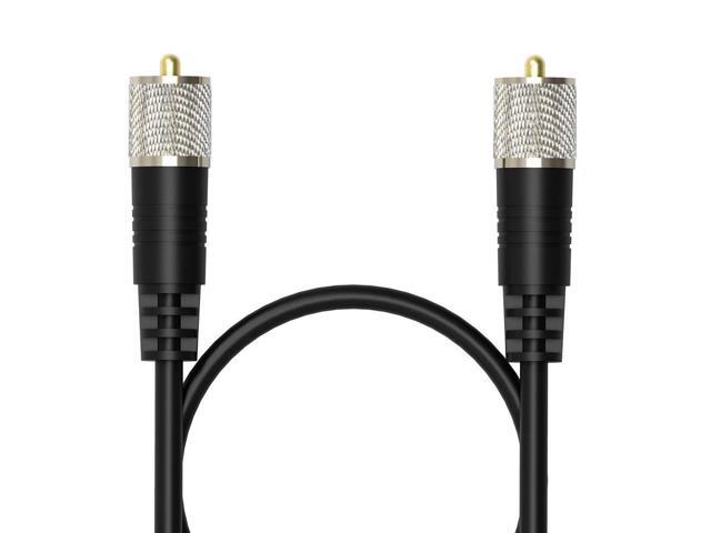 RG8x Coaxial Cable, CB Coax Cable, 50ft UHF PL259 Male to Male Low Loss CB Antenna Cables, 50 Ohm for HAM Radio, Antenna Analyzer