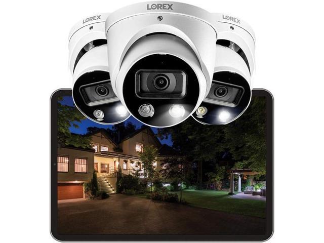 Lorex 4K Ultra HD Smart Deterrence Indoor/Outdoor IP Metal Dome Security Add-On Camera with Smart Motion Detection Plus Two-Way Talk Audio...