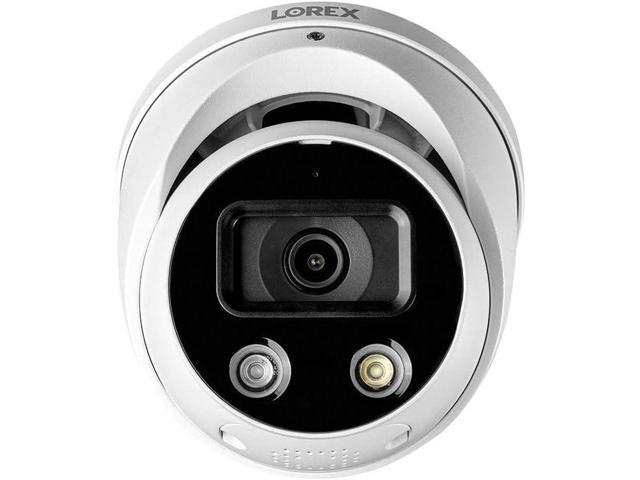 Lorex 4K Ultra HD Smart Deterrence Indoor/Outdoor IP Metal Dome Security Add-On Camera with Smart Motion Detection Plus Two-Way Talk Audio...