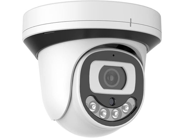EVERSECU 1080P 24/7 Full-time Color Night Vision Indoor HD Analog Dome Security Camera with Warm Light LEDs, 2MP (HD-TVI/AHD/CVI/Analog) 4-in-1...