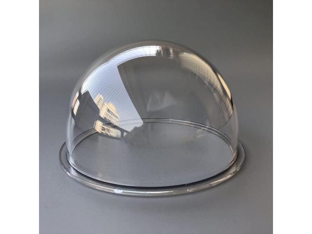 4.3 Inch Outdoor Waterproof Polycarbonate PC Clear Ball Cover Heightened Surveillance Security CCTV Camera Dome Protective Housing Optical Round...