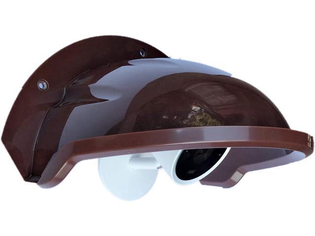 Universal Sunshade Rainshade Camera Cover Shield for Outdoor Nest/Nest IQ Camera - Coffee
