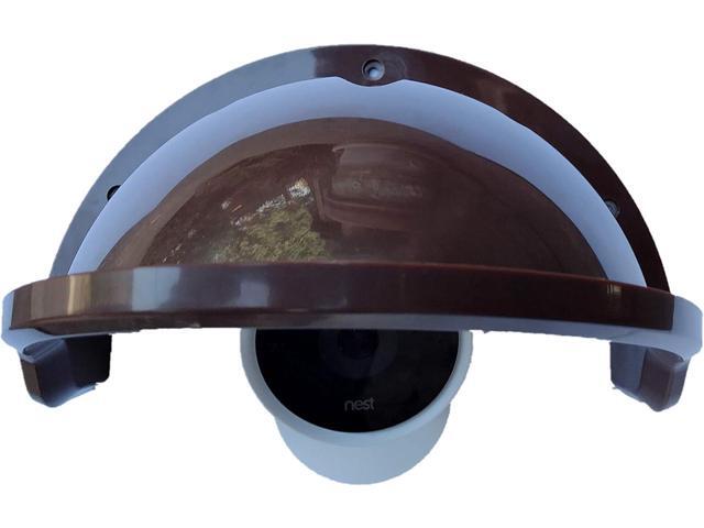 Universal Sunshade Rainshade Camera Cover Shield for Outdoor Nest/Nest IQ Camera - Coffee