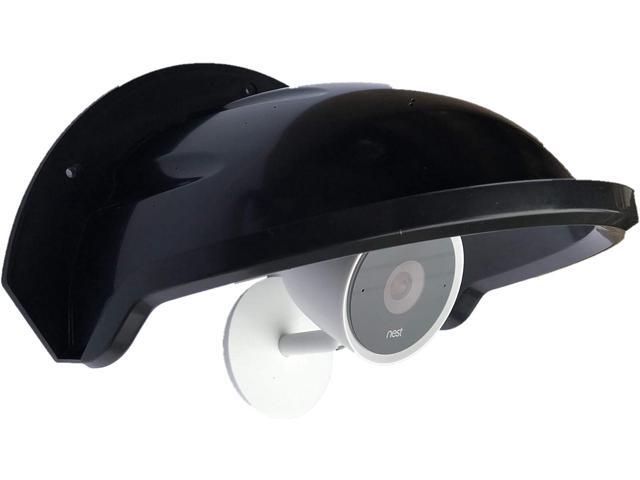 Universal Sun Rain Shade Camera Cover Shield for Nest/Ring/Arlo/Dome/Bullet Outdoor Camera - BLACK (1)