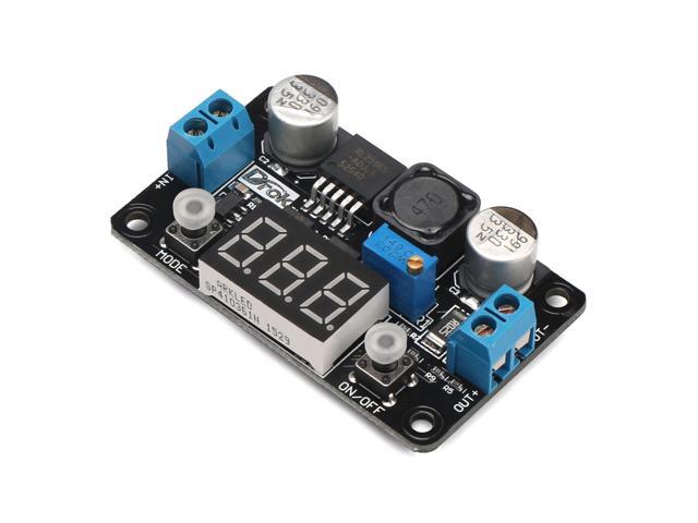 DROK 180057 LM2596 Analog Control Buck Converter DC-DC 4-32V to 1.25-30V Step-down Regulator Module 24V 12V to 5V 3A Power Inverter Volt Stabilizer...