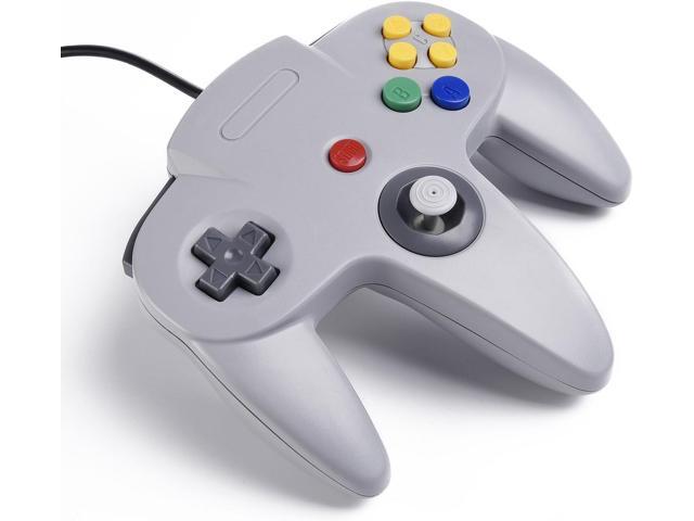 Classic N64 Controller, N64 Wired USB PC Game pad Joystick, N64 Bit USB Wired Game Stick Joy pad Controller for Windows PC MAC Linux Raspberry Pi 3...