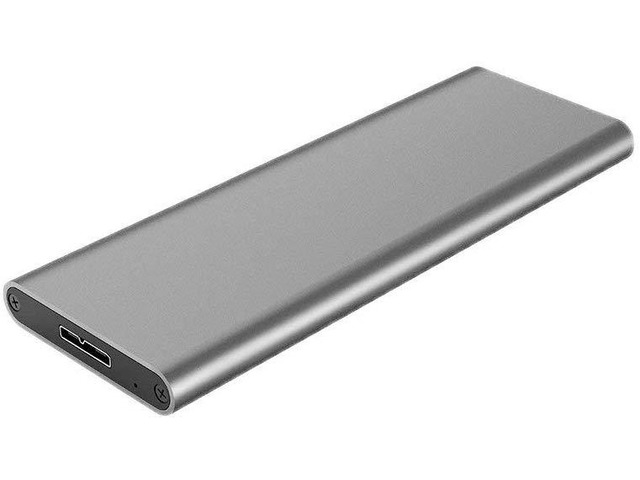 Semoic M.2 Sata Ssd to USB 3.0 External Ssd Reader Converter Adapter Enclosure with Uasp, Support Ngff M.2 2280 2260 2242 2230 Ssd with Key B/Key...