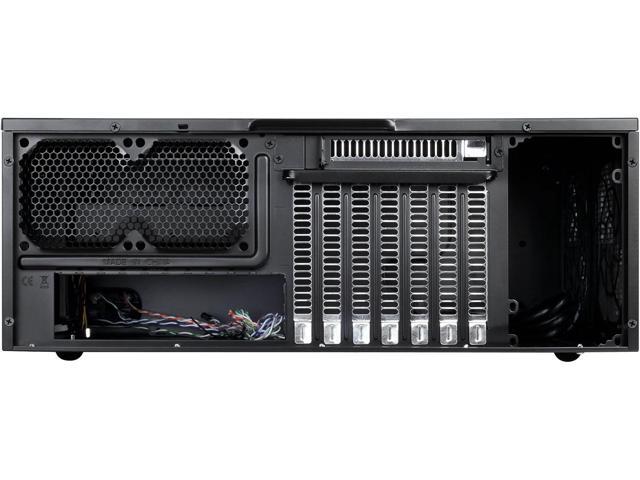 SilverStone Technology GD09 Home Theater PC (HTPC) Computer Case with Faux Aluminum Design for ATX/Micro-ATX Motherboards, SST-GD09B
