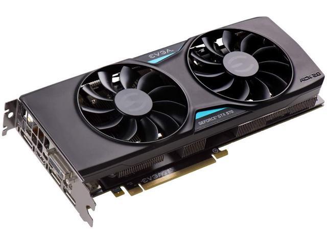 EVGA GeForce GTX 970 4GB SSC Gaming ACX 2.0+ Cooling Graphics Card (04G-P4-3975-KR)