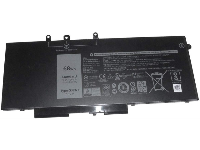 United Power Replacement GJKNX Battery for Dell Latitude 5480 Latitude 5580 Latitude 5490 Latitude 5590 451-BBZG 0DY9NT DY9NT 5YHR4 GJKNX 7.6V 68Wh