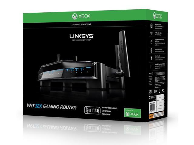 Linksys (WRT32XB) WRT Gaming WiFi Router Optimized for Xbox, Killer Prioritization Engine to Reduce Peak Ping and Latency, Dual Band, 4 Gigabit...