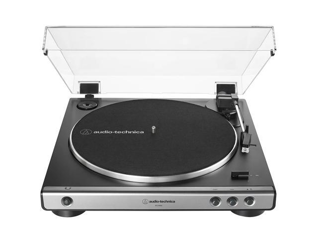 Audio-Technica - Audio Technica AT-LP60X-GM Turntable Gunmetal - Black/Gunmetal - image 8