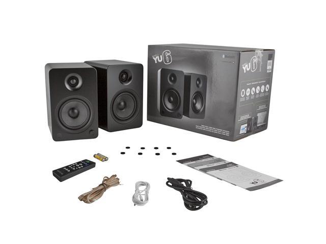 Kanto Living YU6 2-Way Powered Bookshelf Speakers (Pair Onyx) - image 9