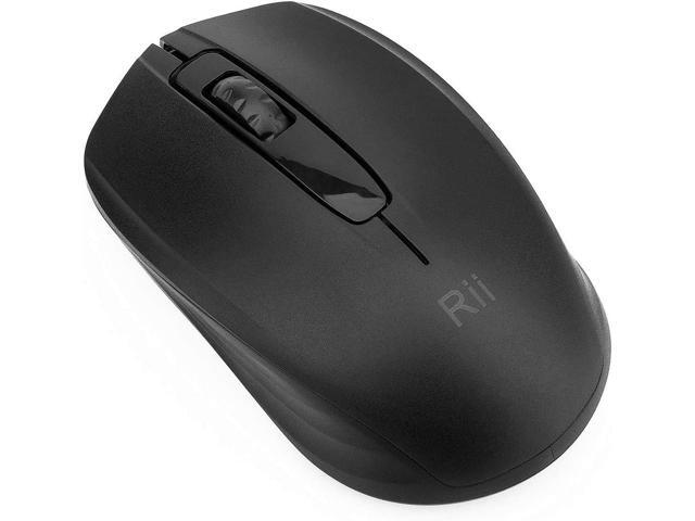 Rii 10-Pack Wireless Mouse,2.4G Portable Computer Mice for PC, Laptop, Windows,Office Included Wireless USB dongle (Black)