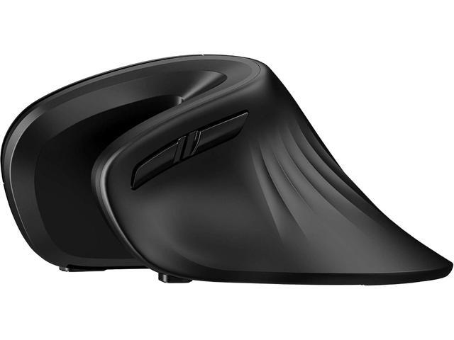 MOJO Perfect Grip Dual Mode Silent Vertical Ergonomic Mouse - Bluetooth/Wireless Optical Mouse w/Adjustable Sensitivity and Quiet Buttons
