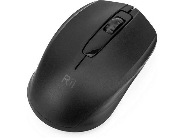 Rii 10-Pack Wireless Mouse,2.4G Portable Computer Mice for PC, Laptop, Windows,Office Included Wireless USB dongle (Black)